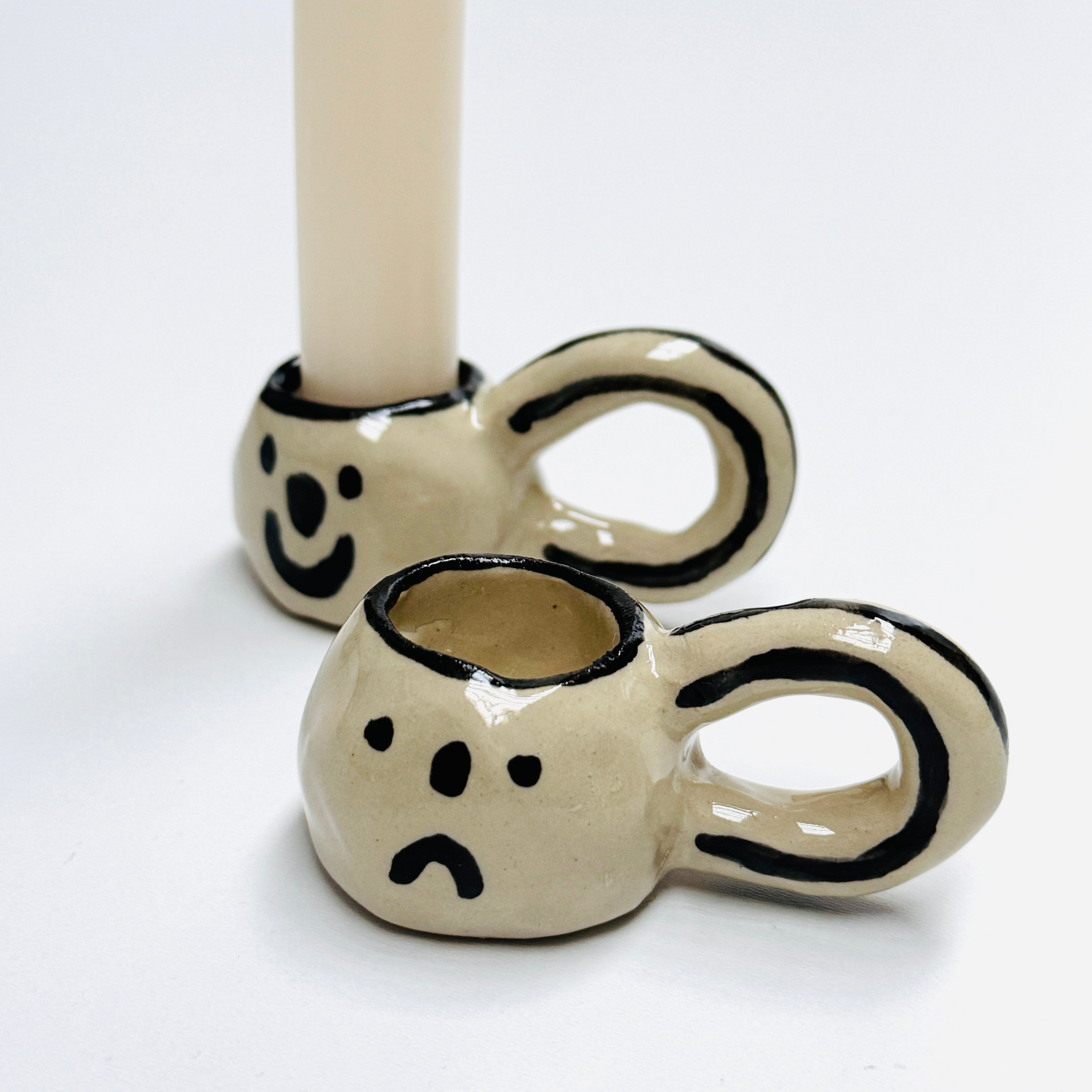 Kerzenständer HappySad small