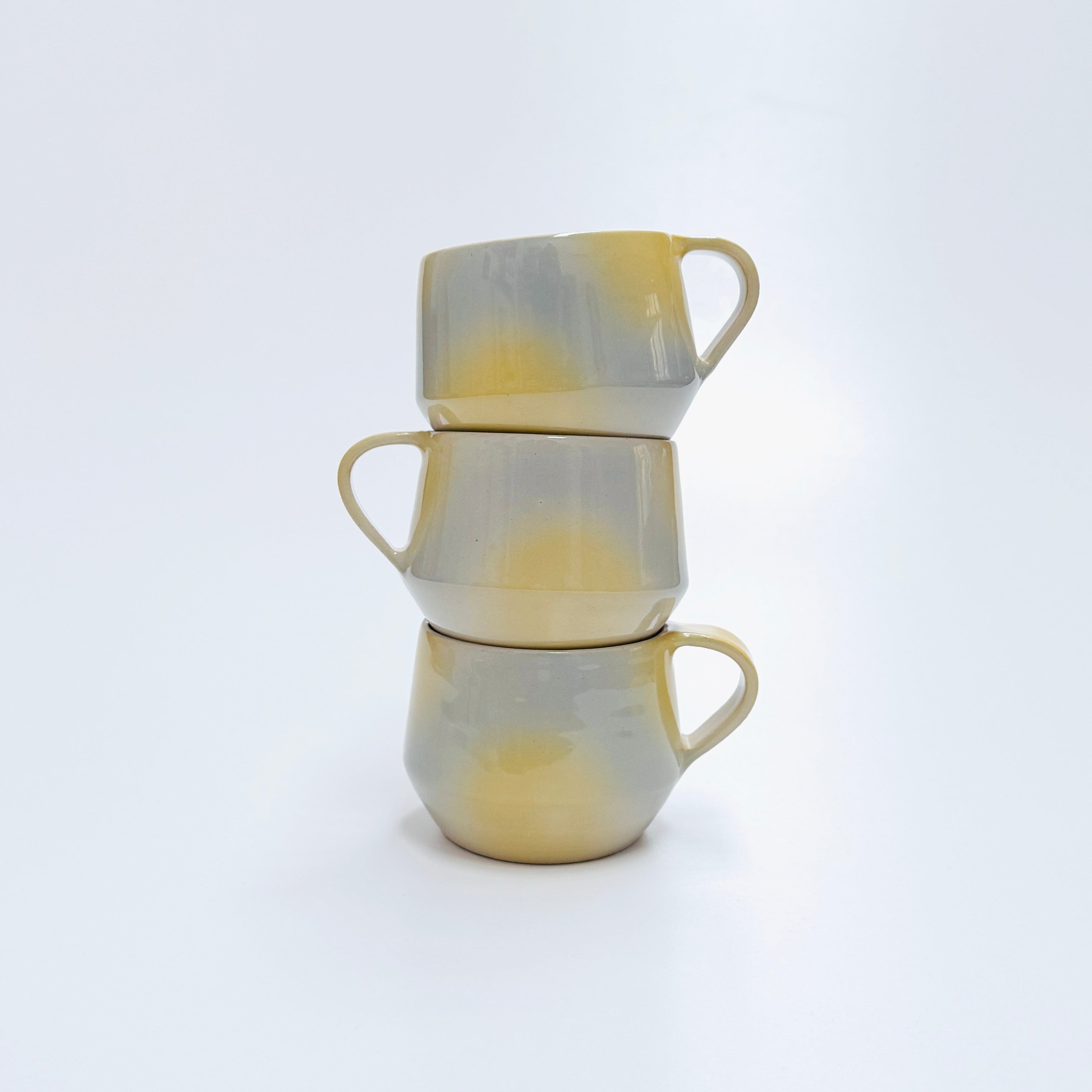 Tasse Gradient gelb-hellblau